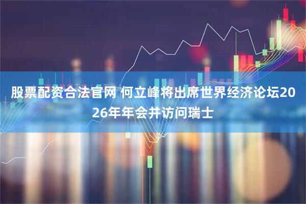 股票配资合法官网 何立峰将出席世界经济论坛2026年年会并访问瑞士